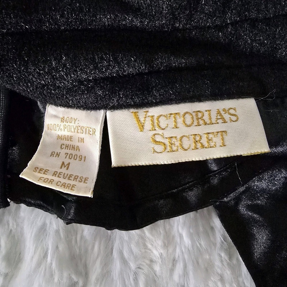 Victoria's Secret VTG Gold Label Black Corset Blue Green Beaded Bra Bustier Med - Picture 11 of 16